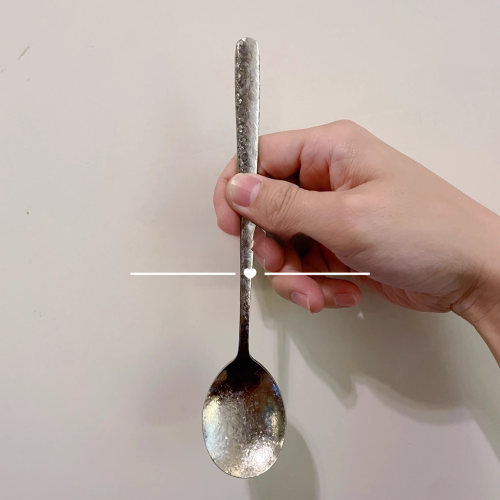 纯钛长柄个人专用高档调羹