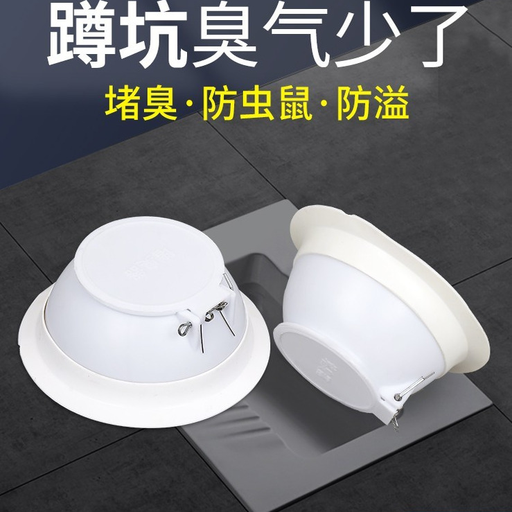 卫生间蹲便器防臭堵臭器堵厕所洞