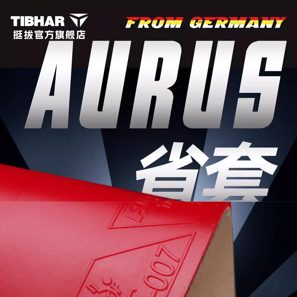 tibhar德国挺拔胶皮龙乒乓球拍