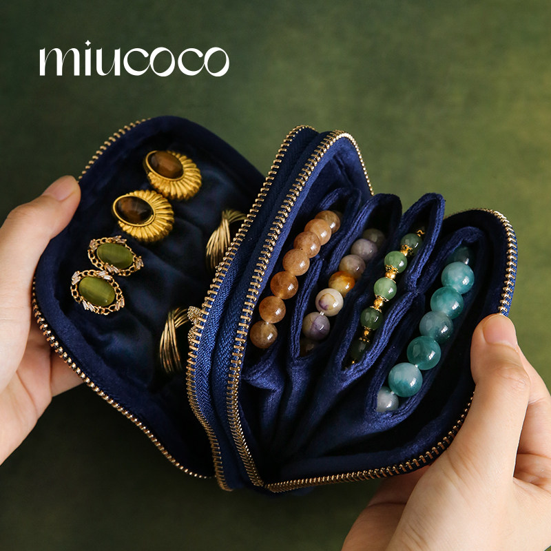 明星同款便携手串收纳包小型水晶文玩手链手镯专用首饰袋高档精致,收纳整理,首饰盒,淘宝优惠券,粉丝福利购,淘宝优惠卷