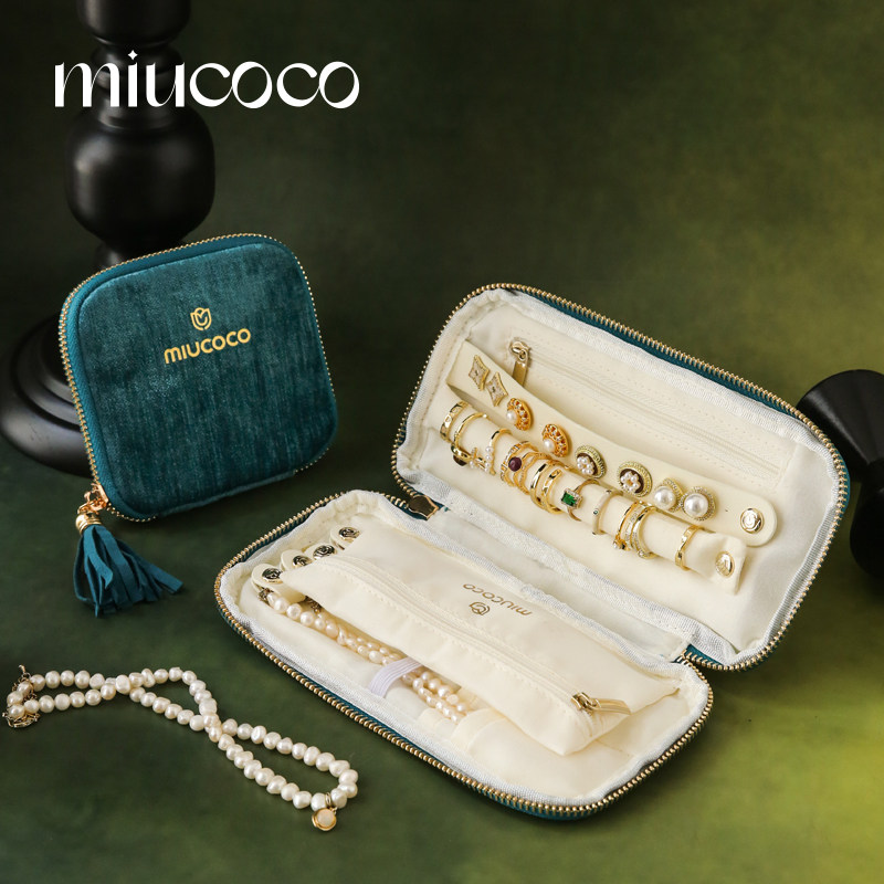 丝绒便携首饰包项链耳钉饰品收纳包旅行黄金珠宝专用mini首饰袋,收纳整理,首饰盒,淘宝优惠券,粉丝福利购,淘宝优惠卷