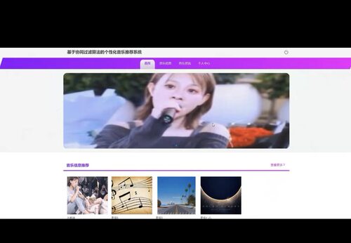 基于SpringBoot的个性化音乐推荐系统+部署视频