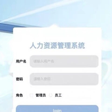 【有文档】人力资源管理系统spring boot vue java项目图片