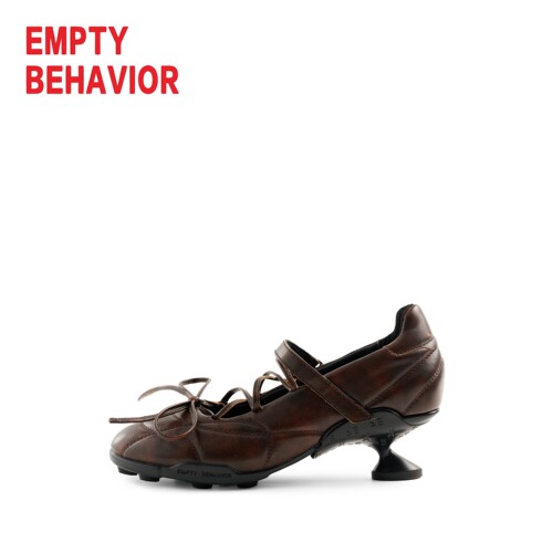 EMPTY BEHAVIOR·星际系列 运动芭蕾鞋 黑棕玳瑁色做旧