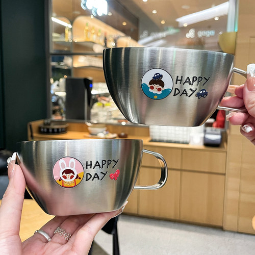 【原创可爱】316不锈钢儿童碗防烫宝宝碗婴儿辅食吃饭专用碗餐具
