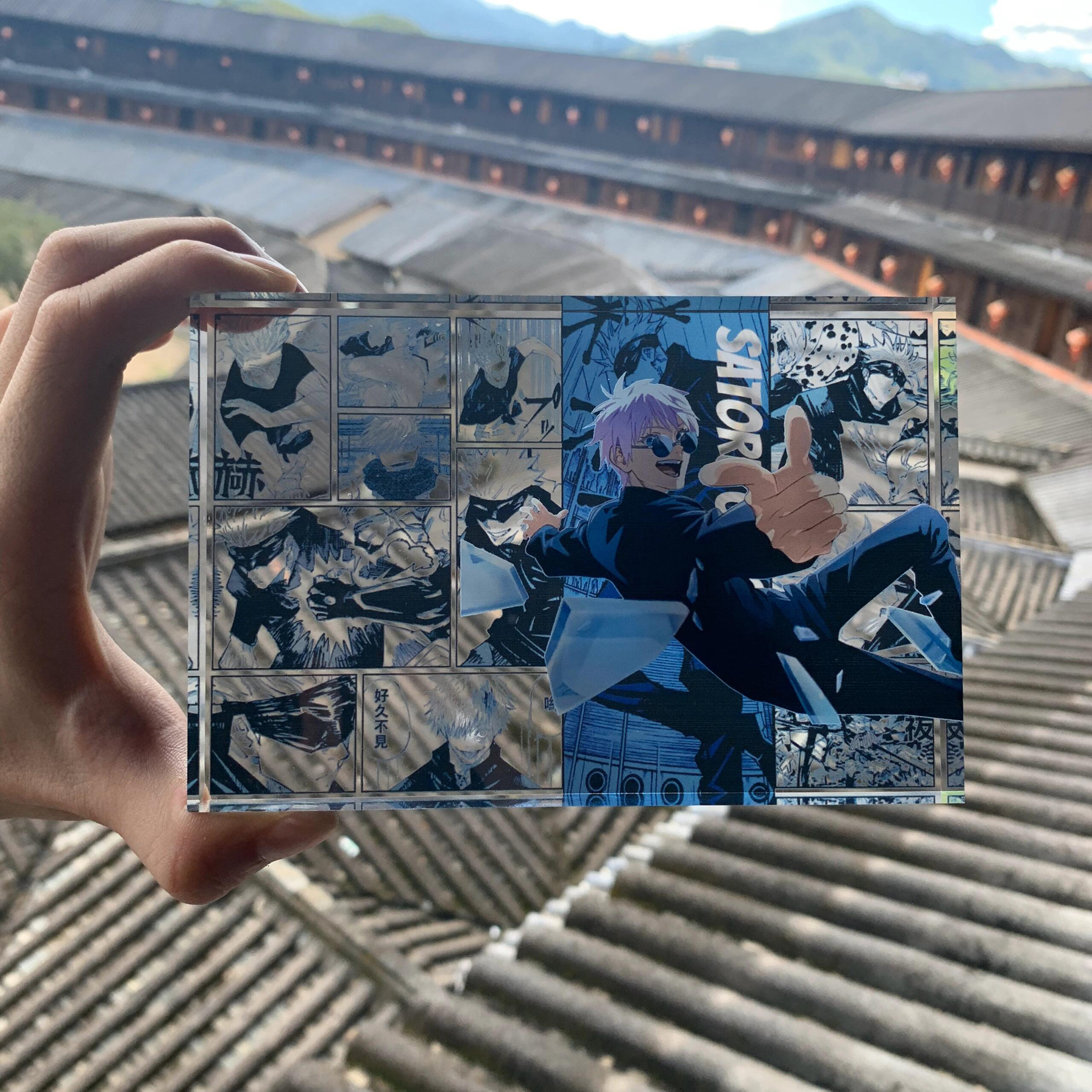 咒术回战周边亚克力砖五条悟夏油杰伏黑惠谷子桌面摆件立牌装饰