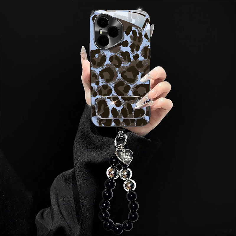 适用荣耀新款高级感带手链玻璃壳