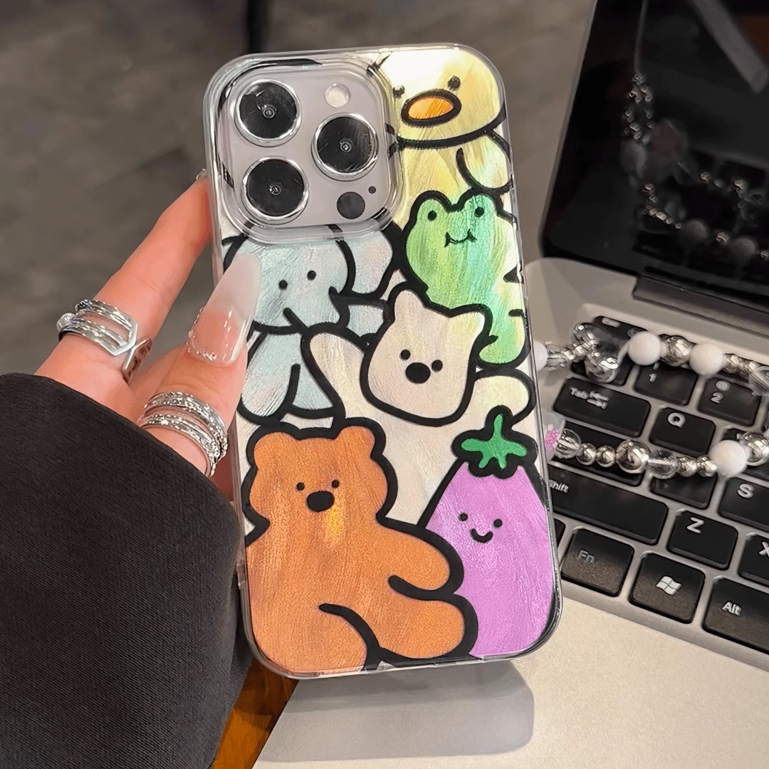 适用苹果新款可爱卡通创意保护套