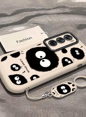 opporeno12手机壳新款12pro全包防摔reno11小小煤球reno10可爱卡通9pro+高级感8挂绳7硅胶6防摔5女款4se软壳