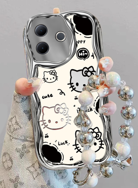 适用vivoY300i手机壳Y300T少女心新款y200电镀银y100可爱卡通y78+个性创意y77e全包防摔y76s夏季超薄vivo软壳