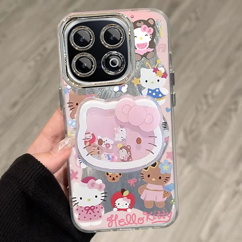 适用iQOO13手机壳12Pro凯蒂猫支架11S女新款Z10TURBO高级感小众neo9/8网红爆款z7x全包防摔neo6se镜头膜5外壳