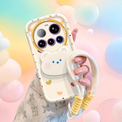 适用小米新款高级感支架挂绳软壳