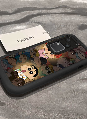 vivoS18手机壳全包vivo可爱发光小新s19pro女外壳S15E超薄防摔s16新款S12硅胶手机套s7t情侣款s9e少女保护套