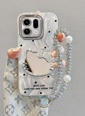 适用OPPOFindX9手机壳X9Pro波点化妆镜X8S+网红爆款X7ultra个性创意X6高级感小众X5保护套女款OPPO防摔镜头膜