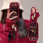 适用vivoS50Promini手机壳S50豹纹小马S30个性 创意S20高级感2026新年款 S19Pro带挂绳s18e全包防摔s17硅胶外壳