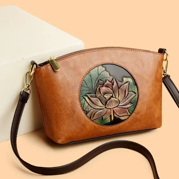 软皮小包女包2025秋冬新款百搭单肩包民族风休闲妈妈包斜挎零钱包,箱包皮具/热销女包/男包,小方包,淘宝优惠券,粉丝福利购,淘宝优惠卷