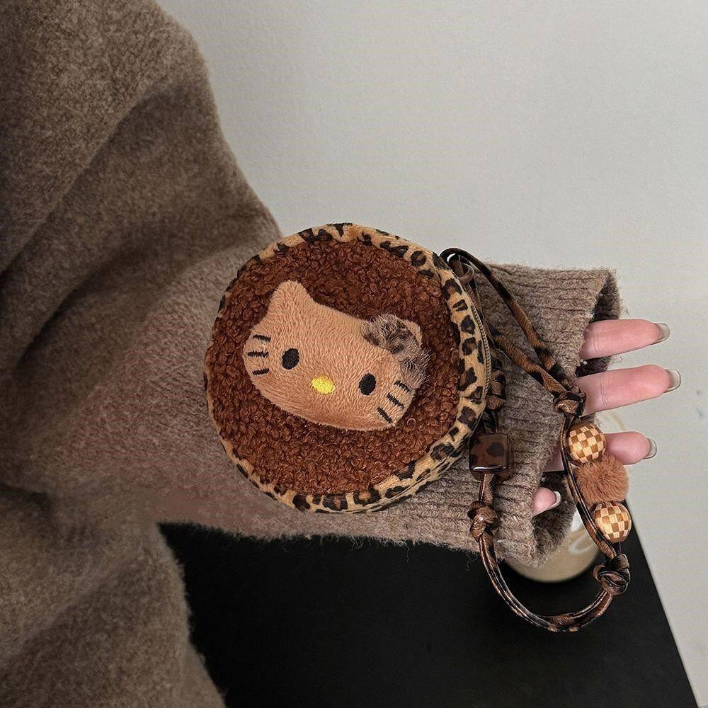 helloKitty零钱包甜酷豹纹书包挂件口红耳机收纳包可爱迷你卡套,节庆用品/礼品,创意零钱包,淘宝优惠券,粉丝福利购,淘宝优惠卷