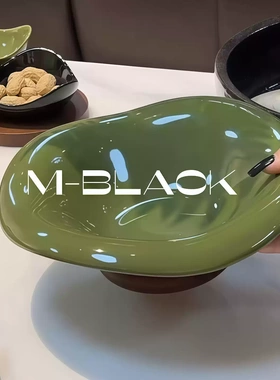 陶瓷水果家用盘客厅茶几轻奢高档