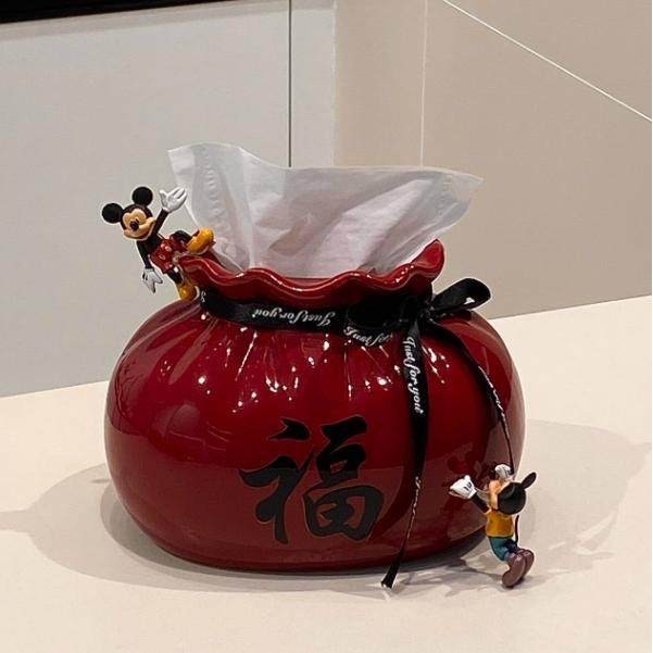 【新家的100个快递】福袋纸巾盒陶瓷家用客厅高级感创意乔迁礼物