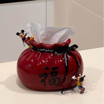 【新家的100个快递】福袋纸巾盒陶瓷家用客厅高级感创意乔迁礼物