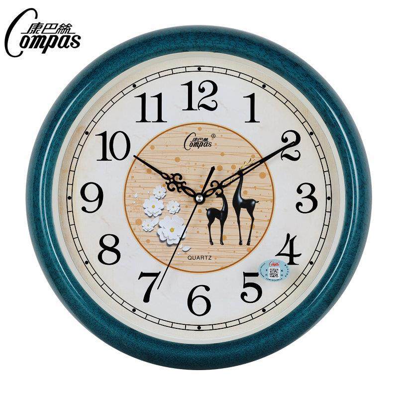 康巴丝挂钟客厅钟表简约北欧时尚家用时钟挂表现代创意个性石英钟