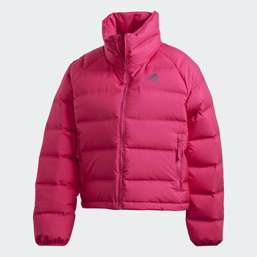 Adidas/阿迪达斯正品女子冬季宽松立领保暖户外运动羽绒服 FT2565