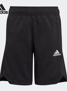 Adidas/阿迪达斯正品当季新款大童实战训练休闲运动短裤GM8488