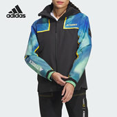新款 秋季 女子防风三合一运动外套IL8983 阿迪达斯正品 Adidas
