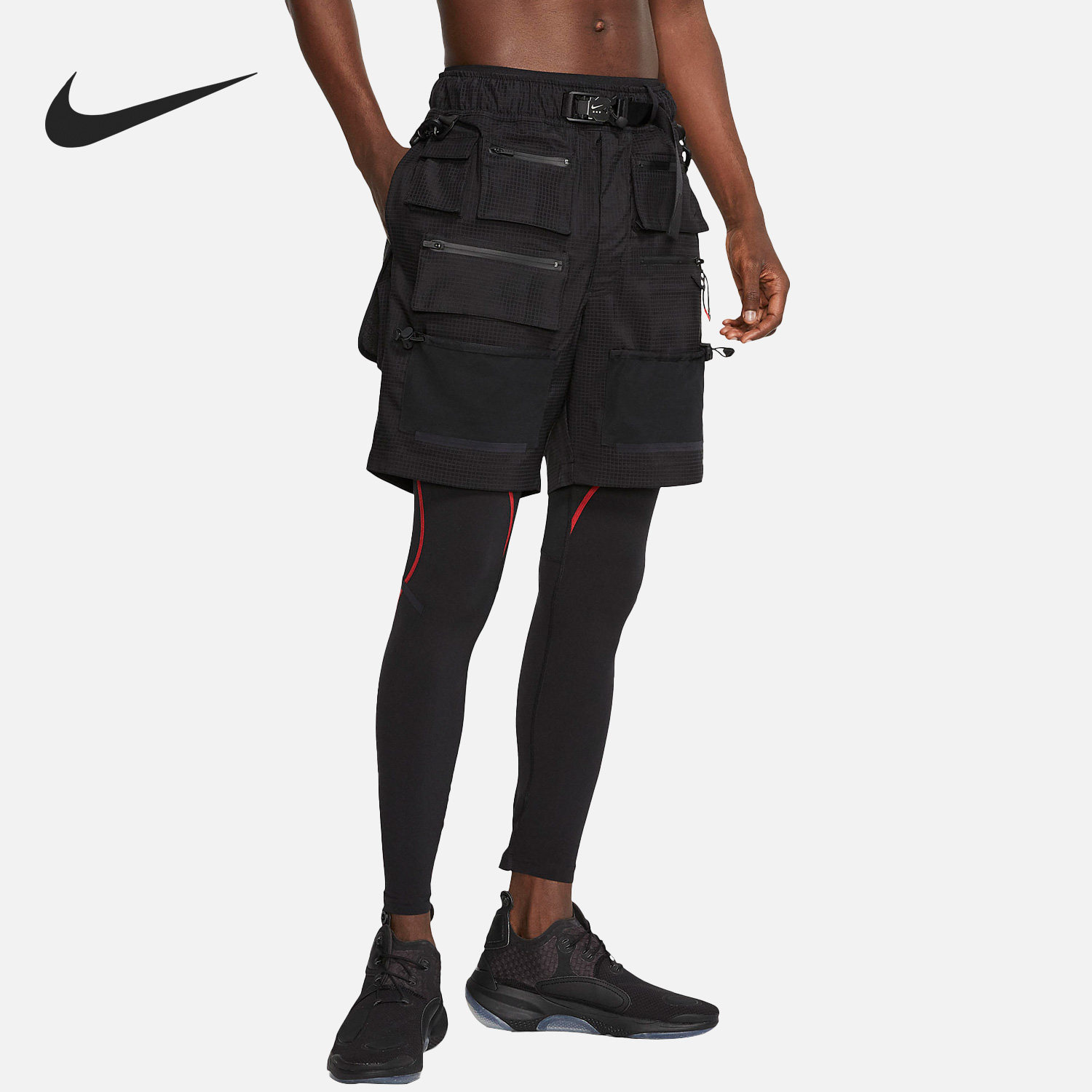 Nike/耐克正品xMMw Hvbrid联名男子两件套紧身裤CK1543-010