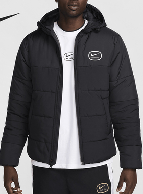 Nike/耐克正品Air男士加厚运动保暖耐穿连帽棉服HM0198-011