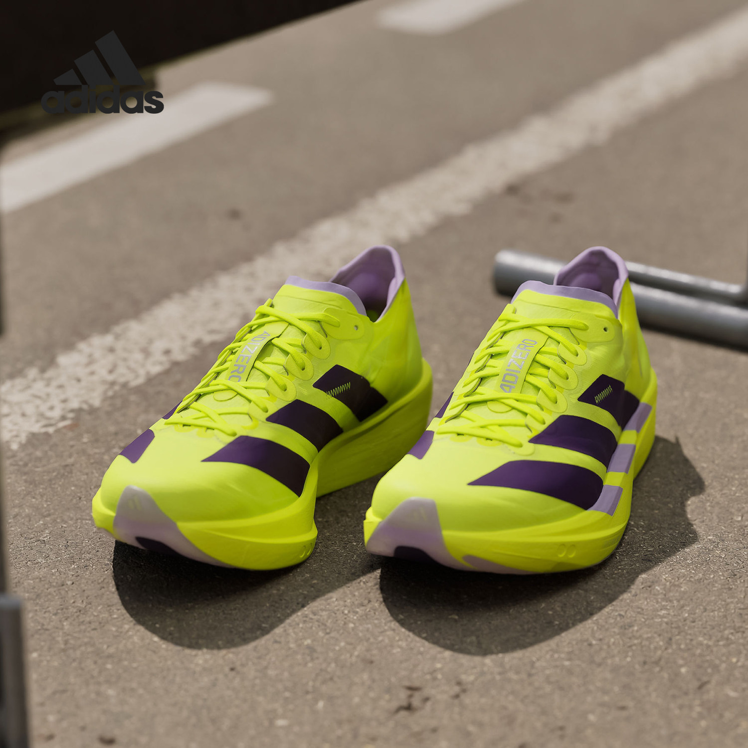 Adidas/阿迪达斯正品减震男士竞速玻纤柱耐磨缓震跑鞋JQ0781