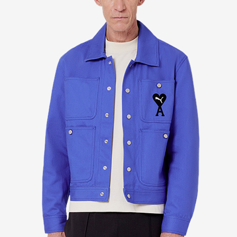 Puma/彪马正品夏季新款男子时尚单排扣休闲夹克外套534065-93