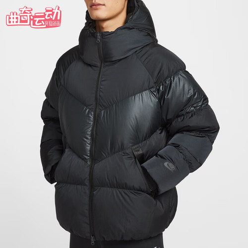 Nike/耐克正品2025冬季款男士日常连帽套头运动羽绒服IB2961-010