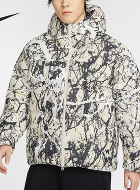 Nike/耐克正品2024新款男士时尚潮流保暖棉服外套HF0034-104