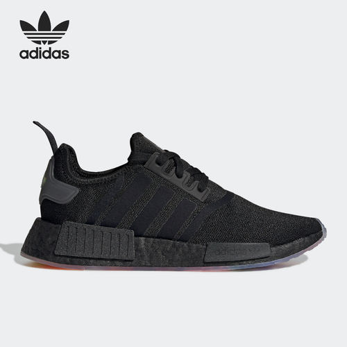 Adidas/阿迪达斯正品三叶草NMD_R1男女运动轻便跑步鞋GW8063
