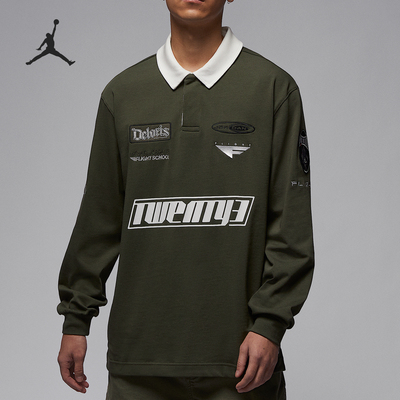 Nike/耐克正品JORDAN男士时尚潮流针织运动长袖T恤HF9324-325