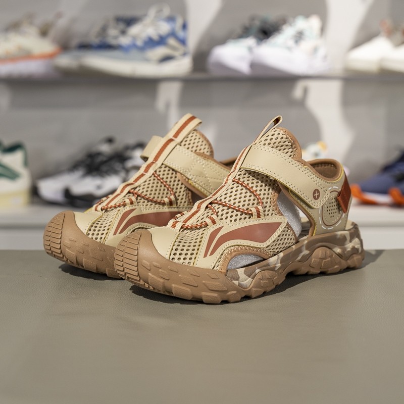 李宁正品运动生活系列大童经典复古透气耐磨休闲凉鞋YKUT032-41,童鞋/婴儿鞋/亲子鞋,凉鞋,淘宝优惠券,粉丝福利购,淘宝优惠卷