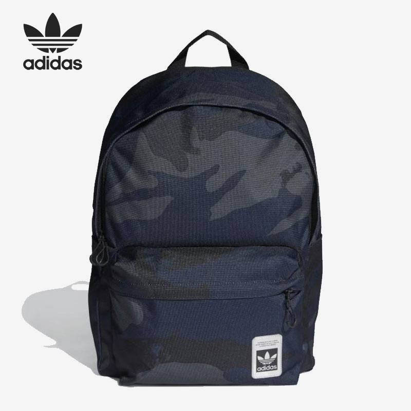 阿迪达斯三叶草男女休闲双肩背包