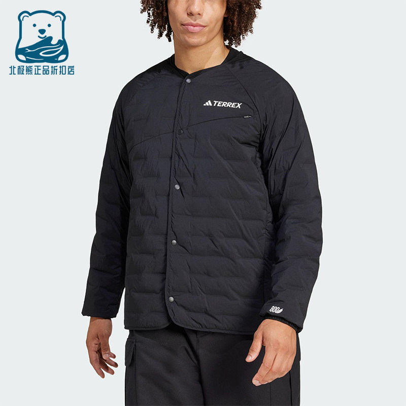 Adidas/阿迪达斯正品2026春季款男士轻薄保暖户外羽绒服IZ0350