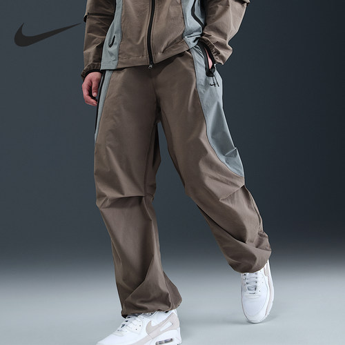 Nike/耐克正品Dri-FIT男士拼接梭织宽松机能长裤IH8467-289