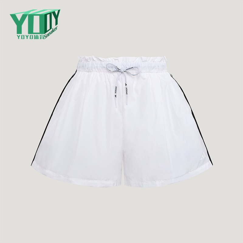 Adidas/阿迪达斯正品女士足球梭织经典宽松运动休闲短裤LD2952