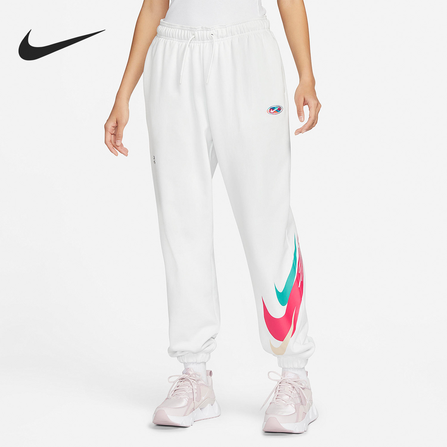 Nike/耐克正品春季新款女子宽松休闲运动针织长裤FD4799-121