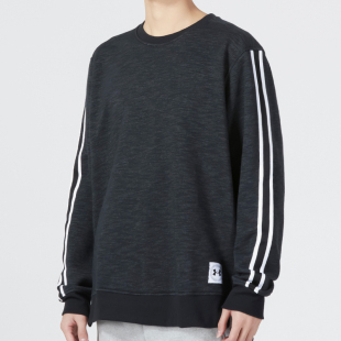 UA/安德玛正品Essential Heritge Flc Crw男士套头衫1373814-001