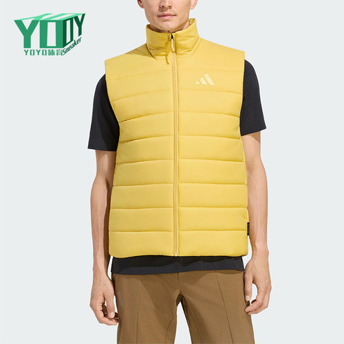 Adidas/阿迪达斯正品男士户外拒水防风保暖夹棉马甲KX8819