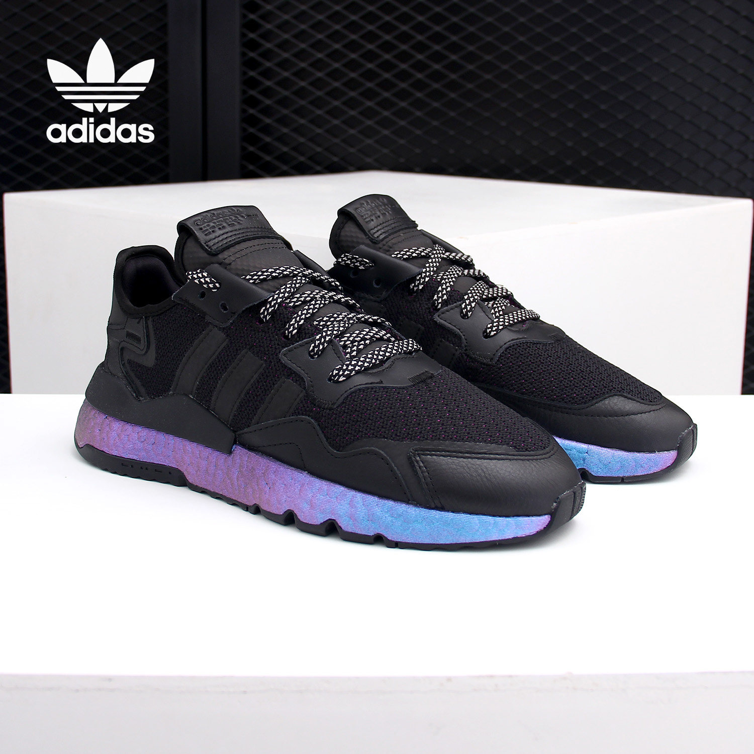 Adidas/阿迪达斯正品三叶草夜行者男女舒适缓震经典运动鞋 FV3615,运动鞋new,运动休闲鞋,淘宝优惠券,粉丝福利购,淘宝优惠卷