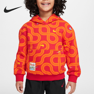 小童加绒连帽运动卫衣IH0991 Nike Fleece Club 657 耐克正品