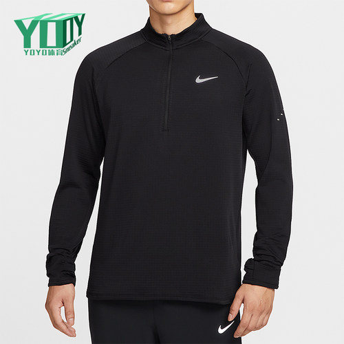 Nike/耐克正品Therma-FIT男士训练跑步运动保暖长袖T恤HV2708-010