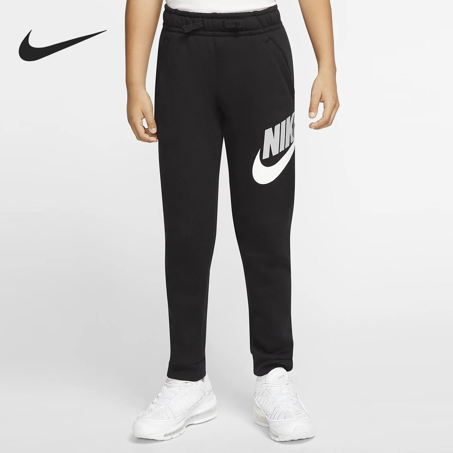 Nike/耐克正品新款大童加绒保暖运动休闲针织长裤CJ7863-010