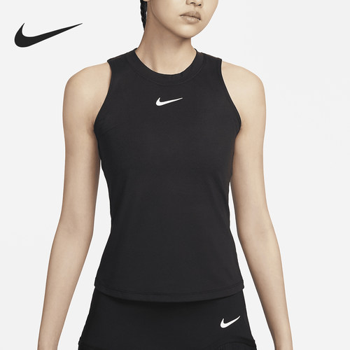 Nike/耐克正品2024新款Dri-FIT 女士网球运动背心FD5674-010