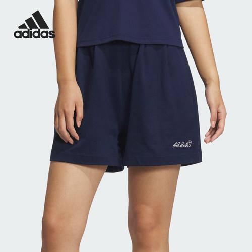 Adidas/阿迪达斯正品舒适夏季款女士宽松运动针织短裤JZ5847